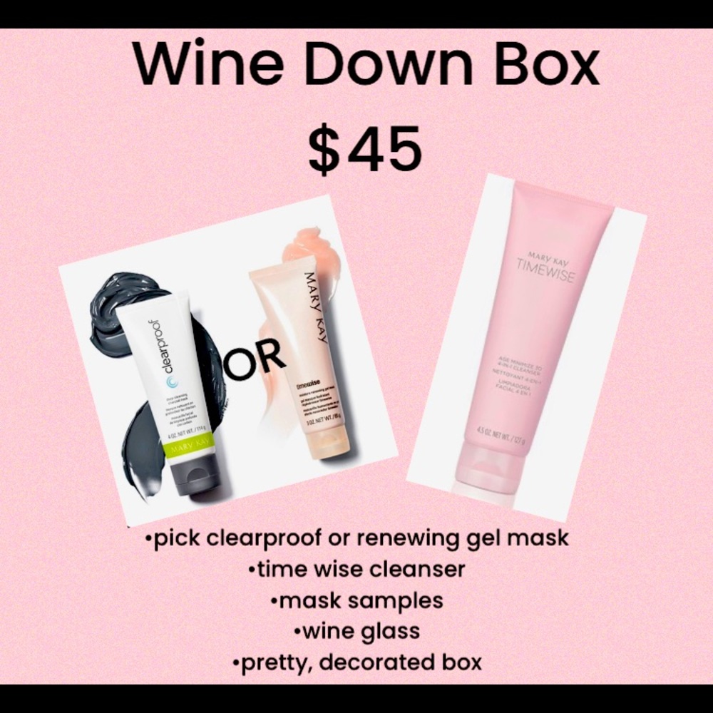 Mary Kay Wine Down Box $45